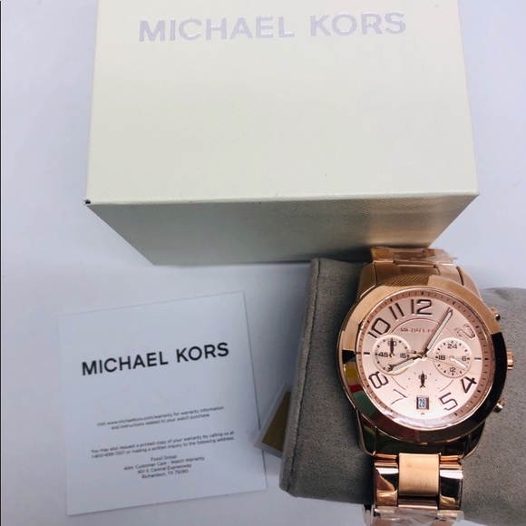 NWT - Michael Kors Rose Gold Watch - Picture 1 of 6